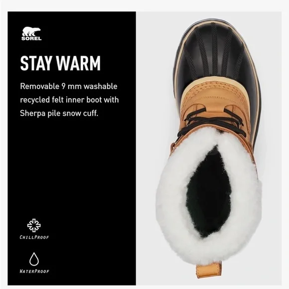 Sorel Men's Caribou Snow Boot I Size: 11 - Picture 4 of 13